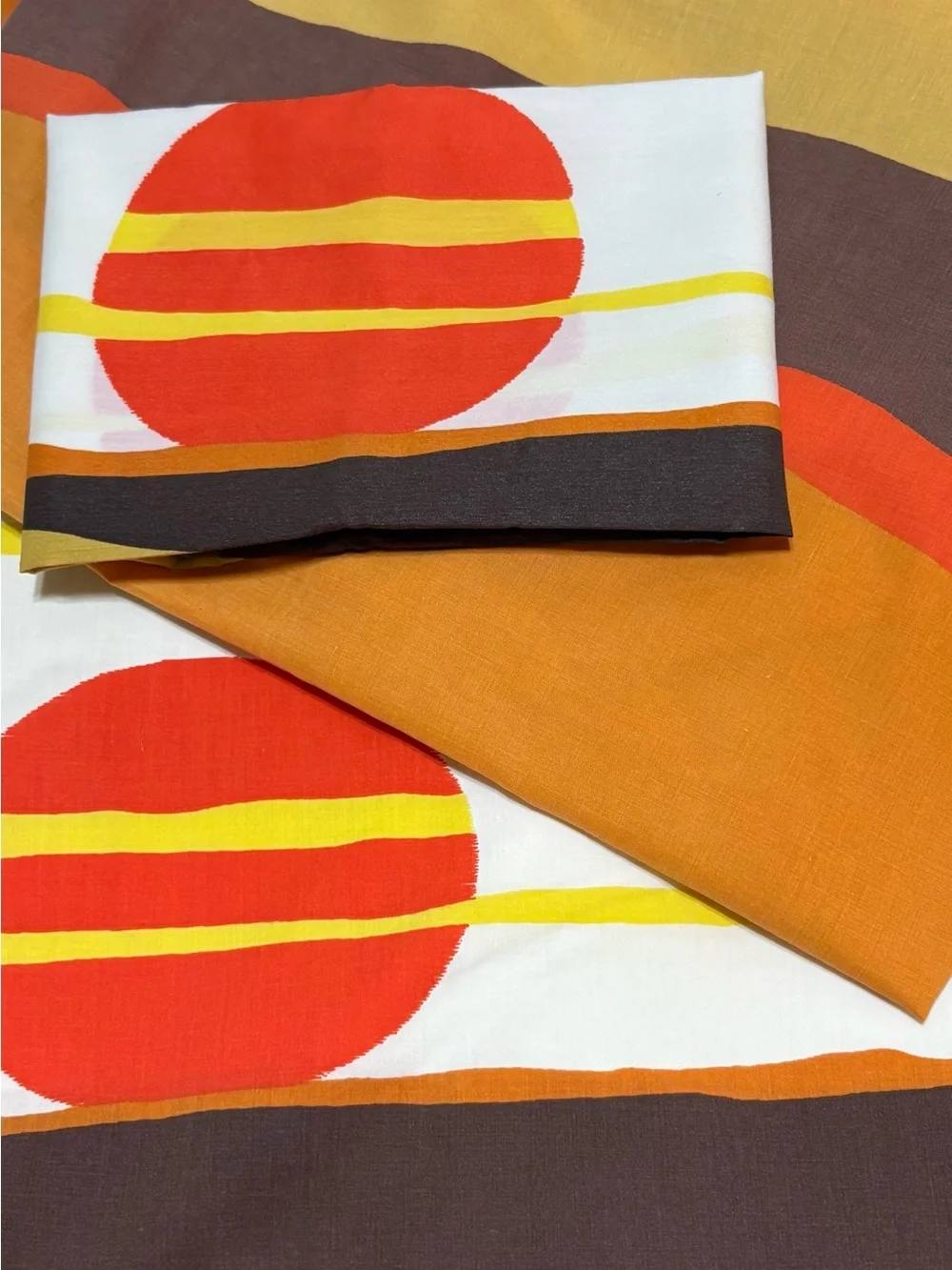 Vintage Burlington House Desert Vibrant Sunset Twin Percale Set